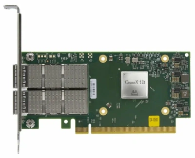 Сетевая серверная карта Mellanox NVIDIA ConnectX-6 IB Single-port QSFP PCI-E x16 HDR 200G