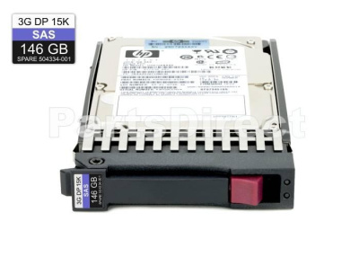504334-001 HPE HDD SAS 146GB 3G 15K 2.5